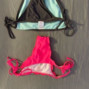 Victoria's Secret Bikini Set - Black and Pink